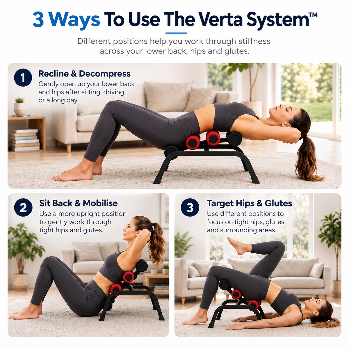 4-in-1 Back & Hip Relief System