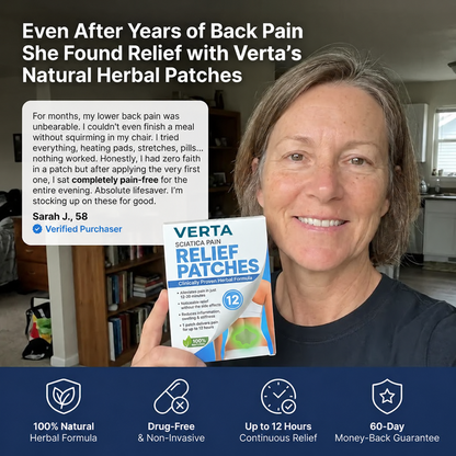 12x Back Pain Relief Patches
